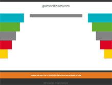 Tablet Screenshot of getmonthlypay.com